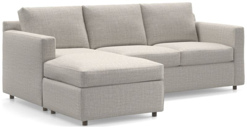 Barrett II Reversible Sectional + Reviews | Crate & Barrel | Crate & Barrel