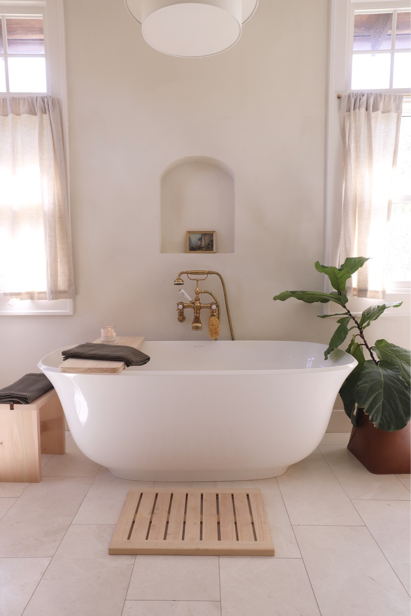 Calming bathroom decor inspiration 🛁 

#LTKHome #LTKStyleTip #LTKSeasonal