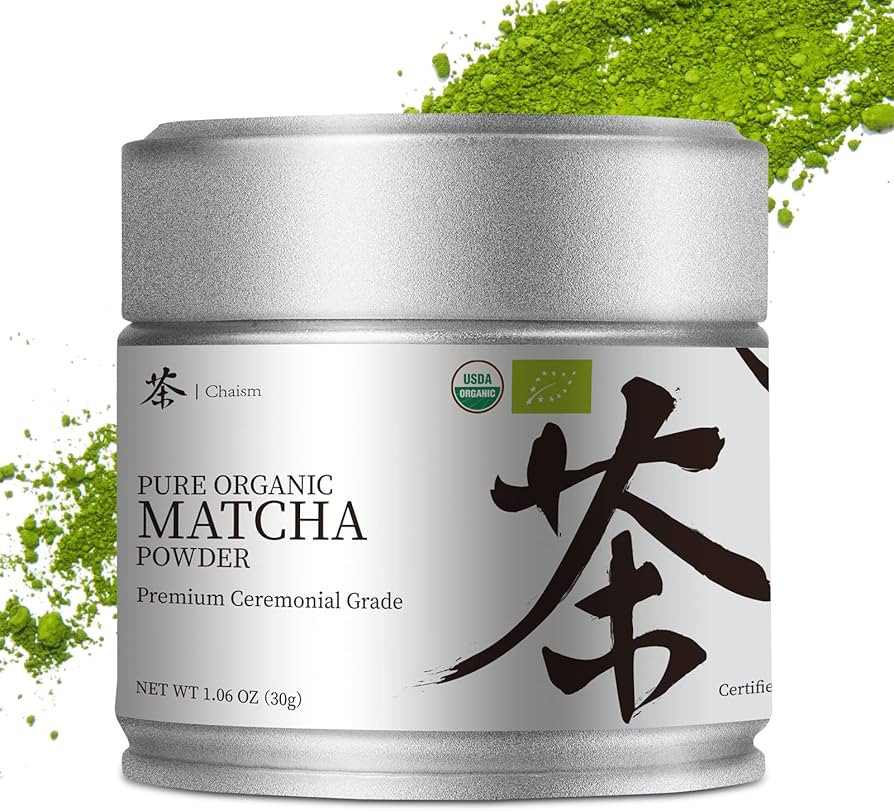 Chaism Ceremonial Grade Matcha Green Tea Powder - Premium First Harvest USDA Organic Gluten-Free ... | Amazon (US)