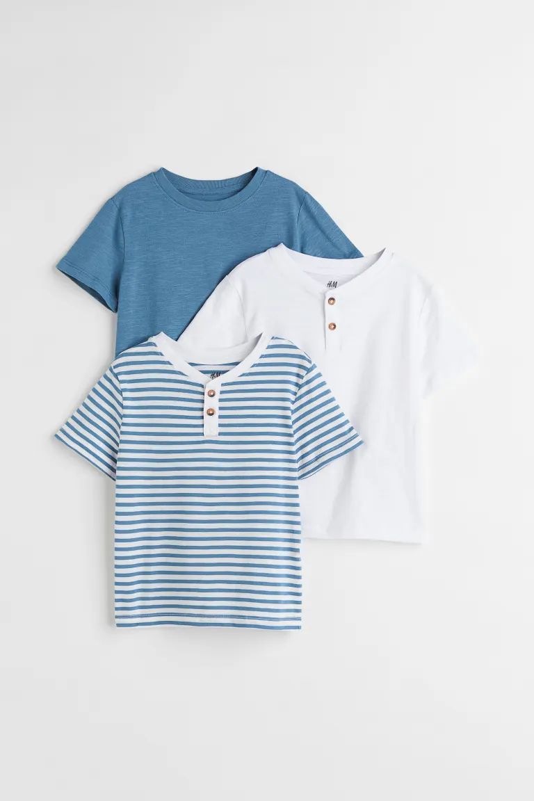 3-pack Henley Shirts | H&M (US + CA)