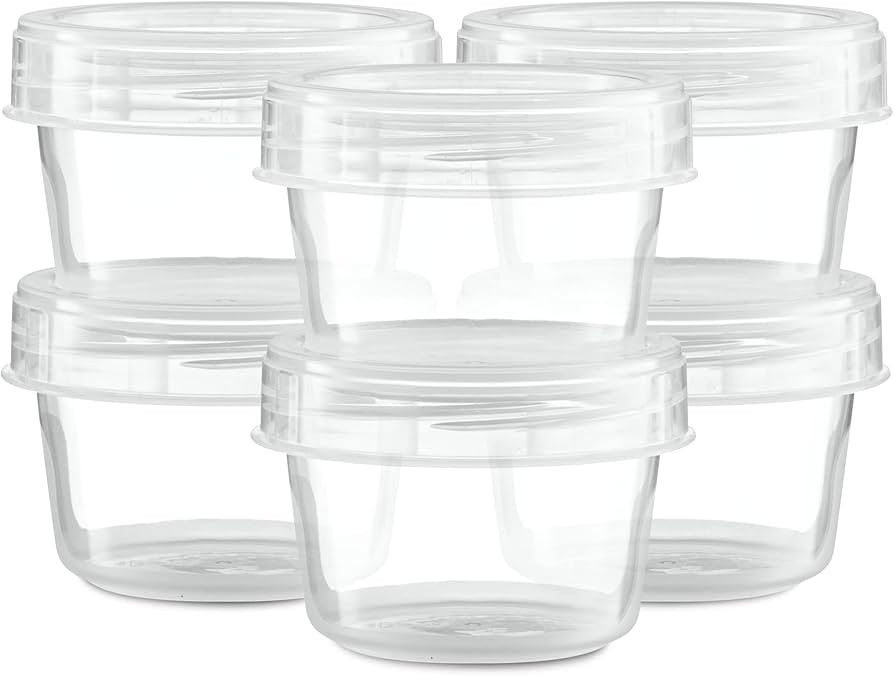 Elegant Disposables 10 Pack Food Storage Container               
Capacity: 4 Ounces | Amazon (US)