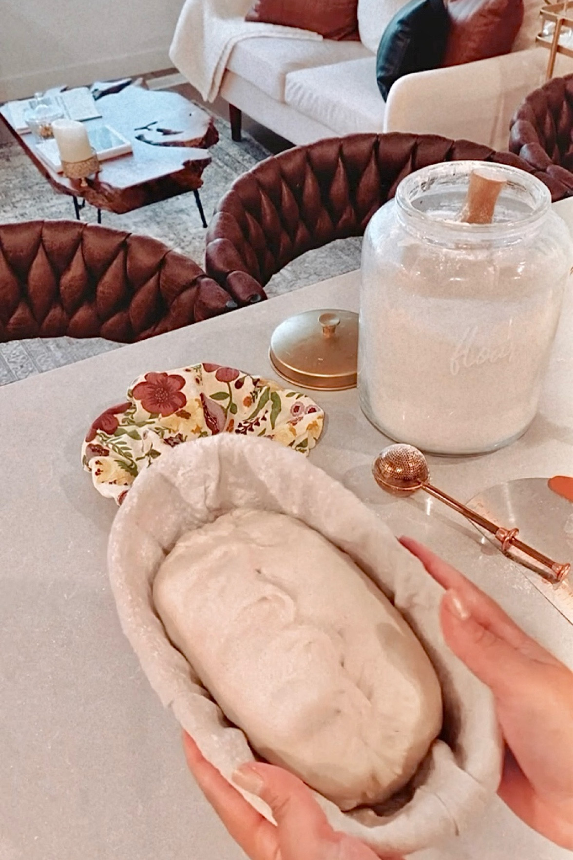 Sourdough stitching technique 🫶🏻
 Love this Banneton set 🤍🍞

#LTKFamily #LTKHome #LTKBacktoSchool