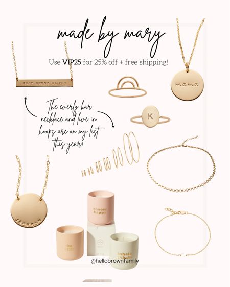 The perfect gift for the woman in your life. So many customizable jewelry options for everyone! 

#LTKGiftGuide #LTKsalealert #LTKHoliday