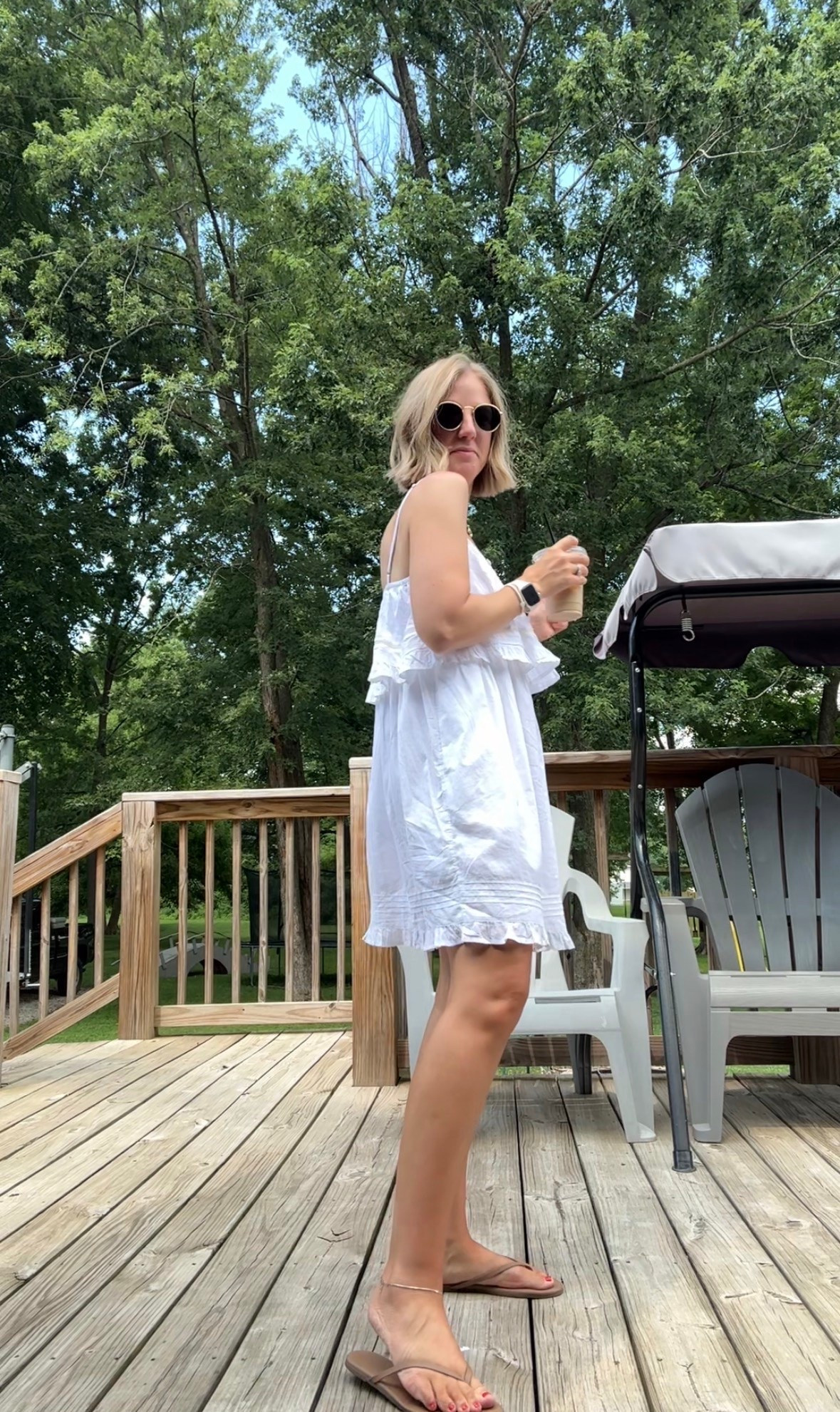 Love this little white dress from Walmart!! I think it runs a little big, I’m wearing an xs.

#LTKmomlife #LTKgrwm #LTKootd