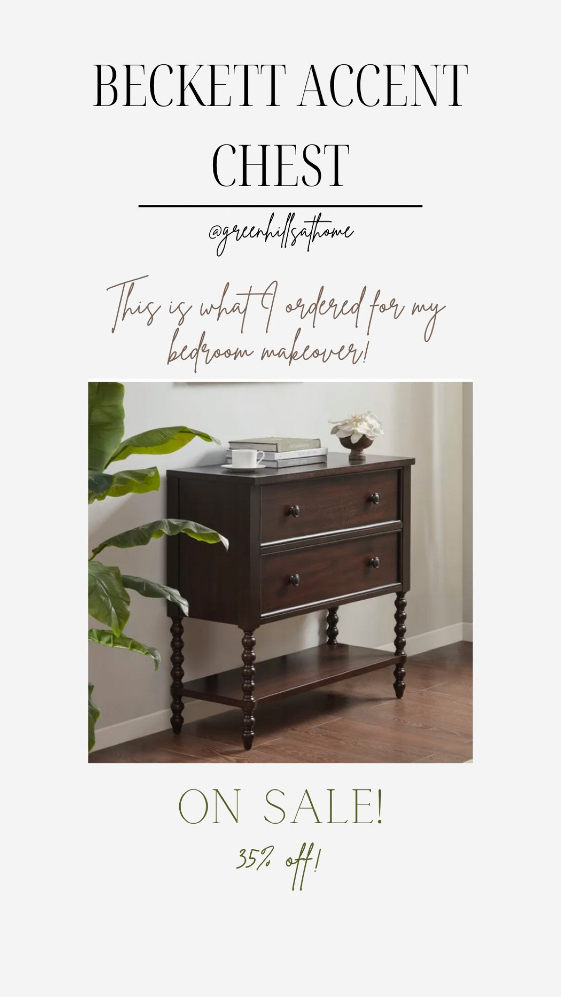 Beckett accent chest
On sale!

#LTKstyletip #LTKSpringSale #LTKhome