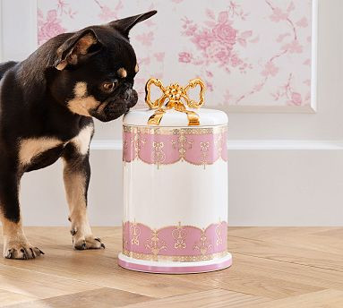 LoveShackFancy Pet Treat Canister | Pottery Barn (US)