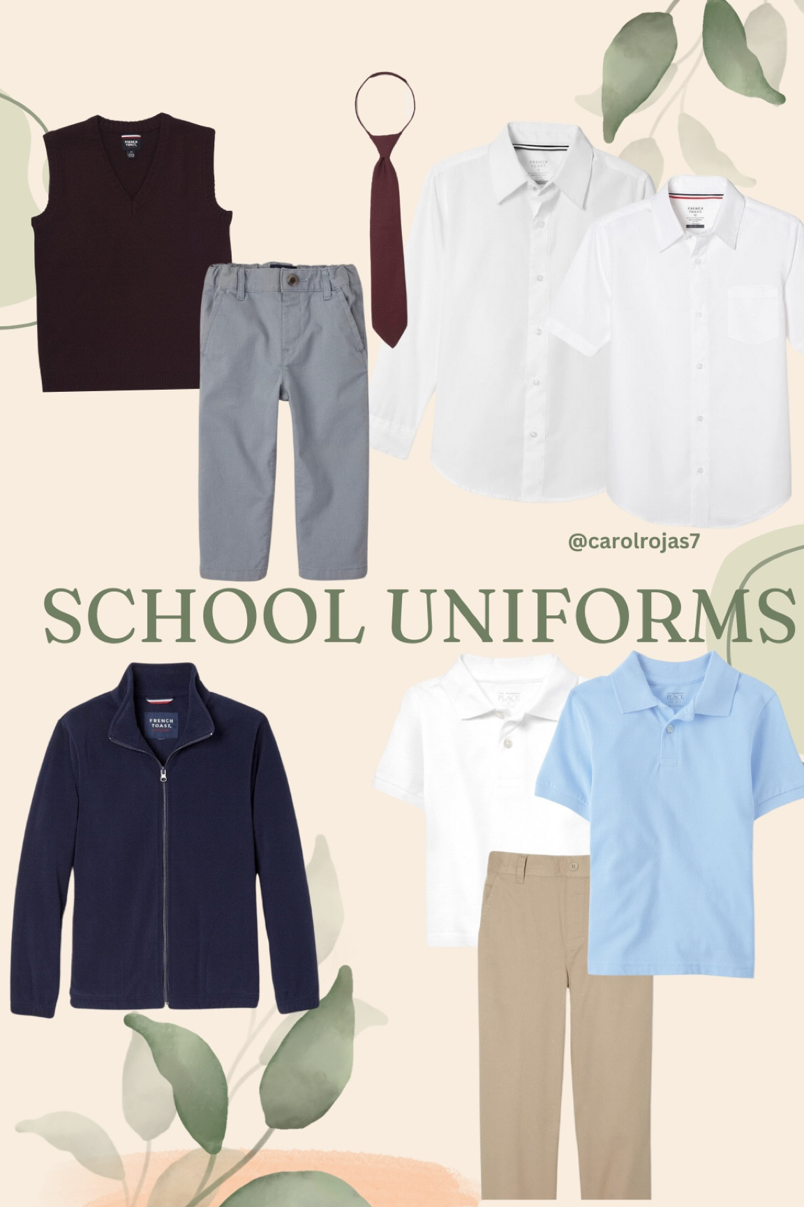 Toddler/young kids uniforms! 📚📌

#prek
#kindergarten
#firstgrade
#kidsuniform

#LTKBacktoSchool 

#LTKKids #LTKFindsUnder50