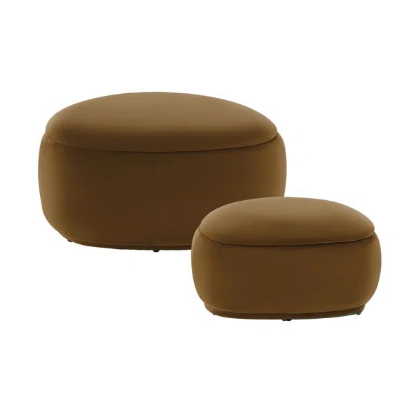 Hoya 2 - Piece Upholstered Storage Ottoman | Wayfair North America