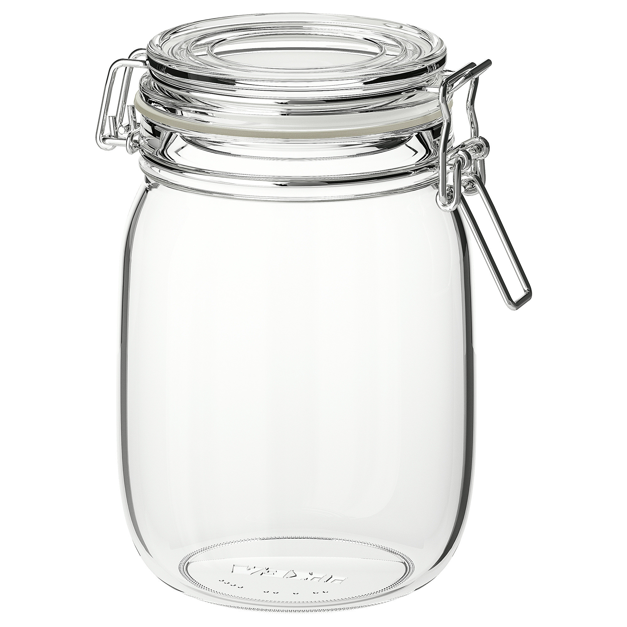 KORKEN Jar with lid, clear glass, 34 oz | IKEA US