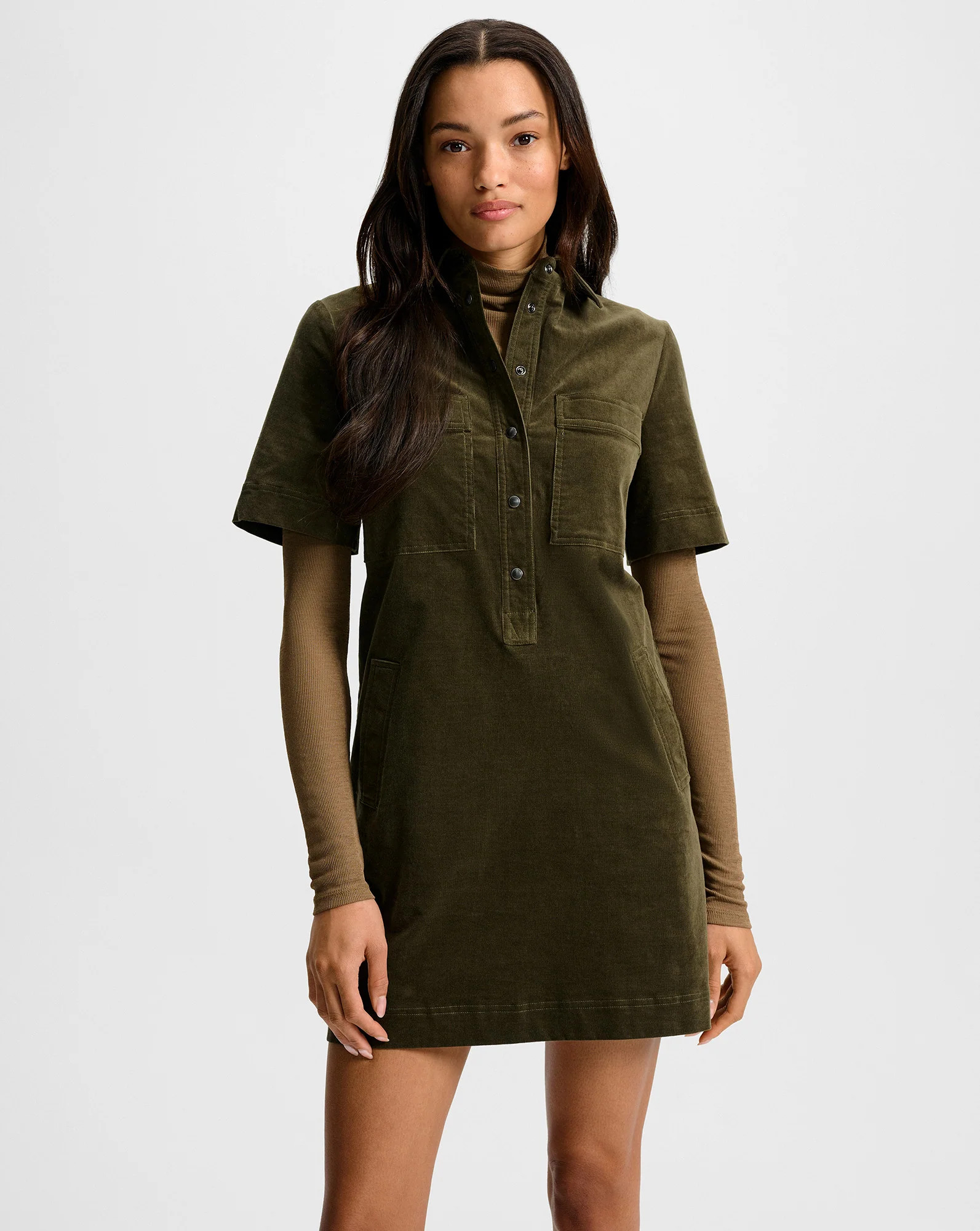 Koulis Mini Shirtdress | Veronica Beard