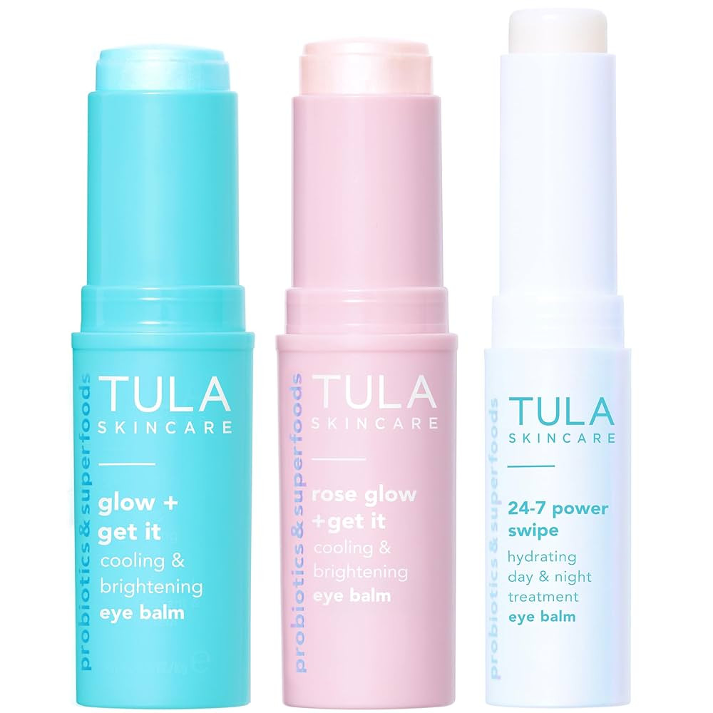 TULA Skin Care Eye Balm Extravaganza - Dark Circle Under Eye Treatment, Instantly Hydrate and Bri... | Amazon (US)