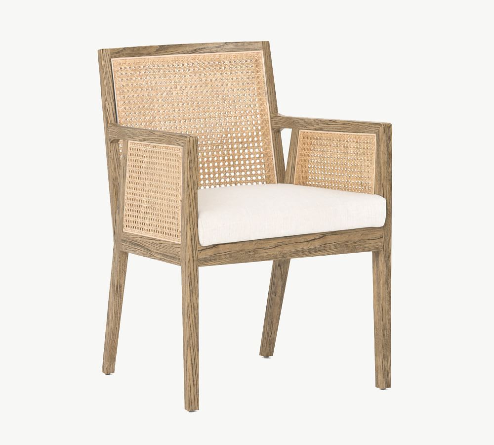 Lisbon Cane Dining Armchair | Pottery Barn (US)