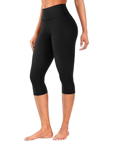 SINOPHANT High Waisted Leggings for Women - Full Length Capri Buttery Soft Yoga Pants for Workout... | Amazon (US)
