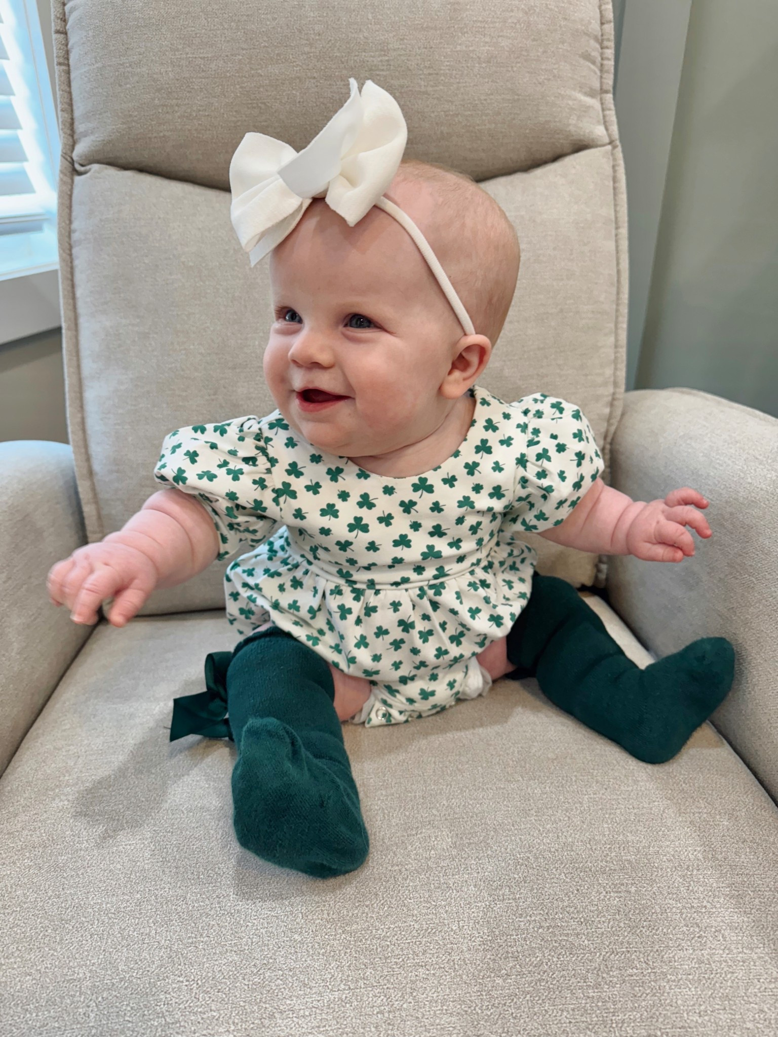 Cute throwback to last St. Patrick’s Day! How was this year ago? 
This bubble is from Spearmint, and is currently out of stock but I’ve tagged a lot of similar styles at great prices! 

#LTKBaby #LTKmomlife #LTKootd
