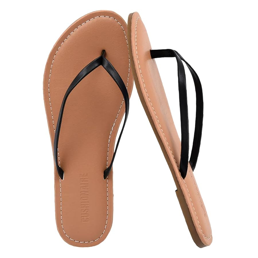 CUSHIONAIRE Cora Flip Flops for Women | Vacation Beach Essentials | Casual Women Footwear Sandals... | Amazon (US)