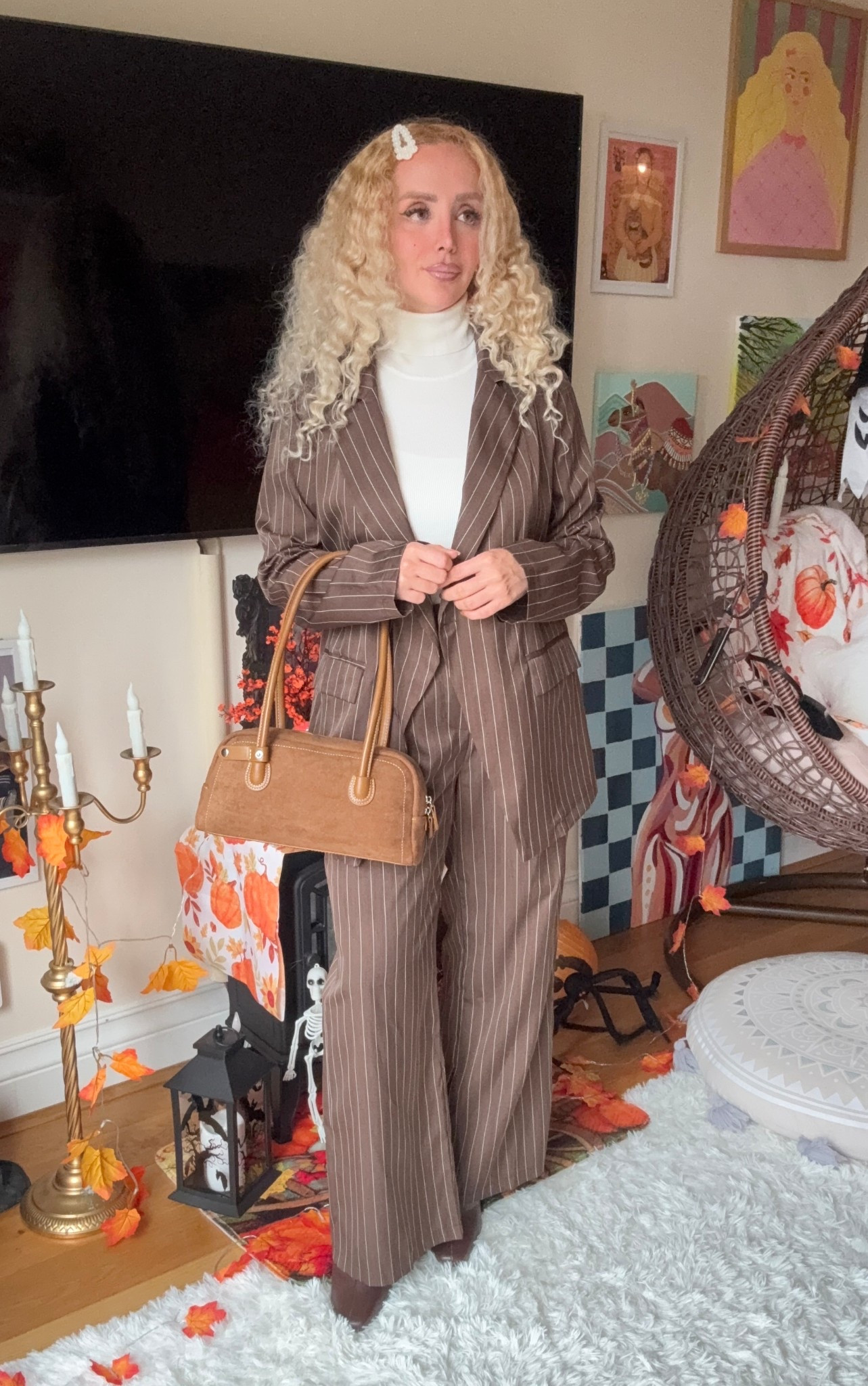 The viral stripped brown women suit 🤎🍂

#LTKautumn 

#LTKeurope #LTKuk