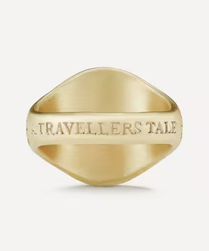 18ct Gold A Traveller’s Tale Signet Ring | Liberty London (UK)