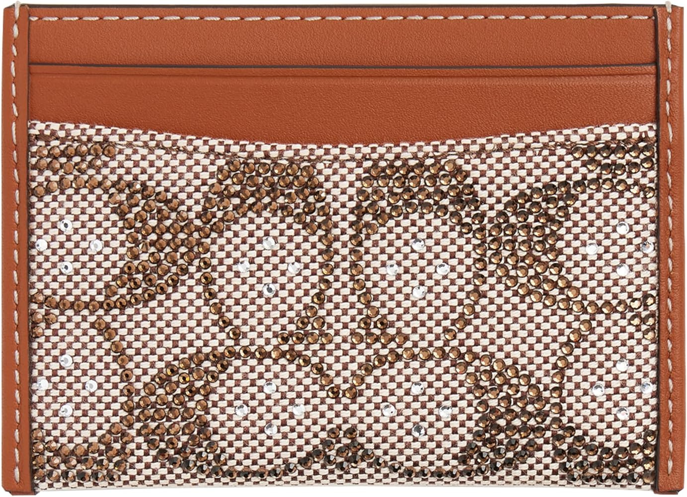 Coach Women's Crystal Signature Jacquard Essential Card Case | Amazon (US)