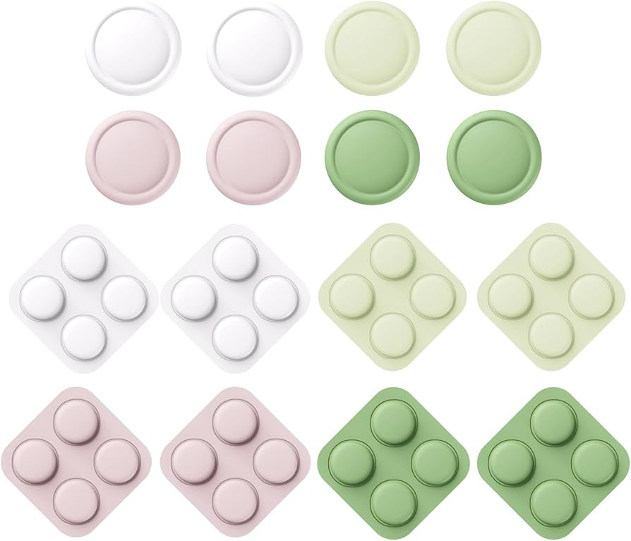 PlayVital Button Caps + Thumb Grip Set for Nintendo Switch 2, 8 Silicone Colorful ABXY Directiona... | Amazon (US)