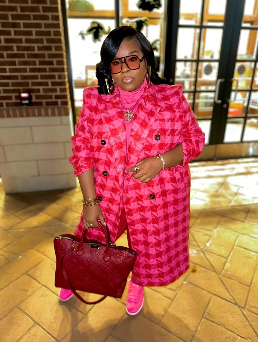 FLY GIRL COAT Red - Etsy | Etsy (US)