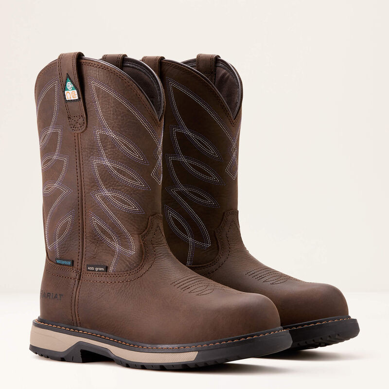 Riveter CSA Glacier Grip Waterproof 400g Composite Toe Work Boot | Ariat (US)