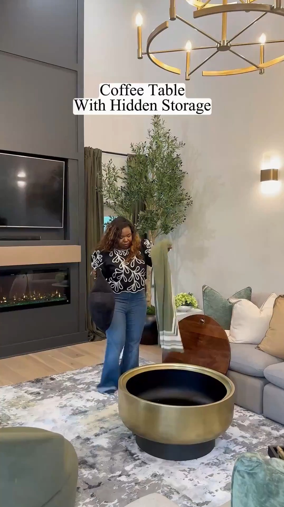 This hidden storage coffee table is next both stylish and functional 👌🏾

#LTKSaleAlert #LTKHome