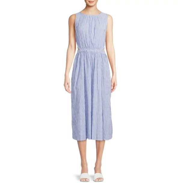Beachlunchlounge Women’s Sleeveless Maxi Dress with Side Cutout Detail | Walmart (US)