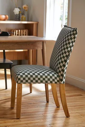Checkered Dining Chair | Urban Outfitters (US and RoW)