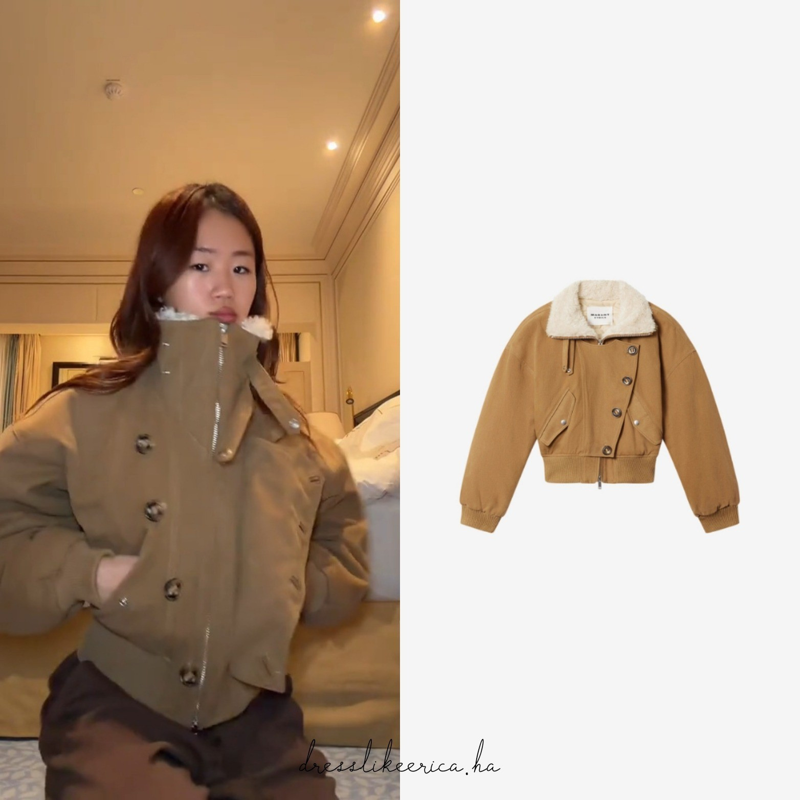 Erica Ha via her TikTok Haul! Jacket linked below ↓

#LTKTravel #LTKgrwm #LTKootd
