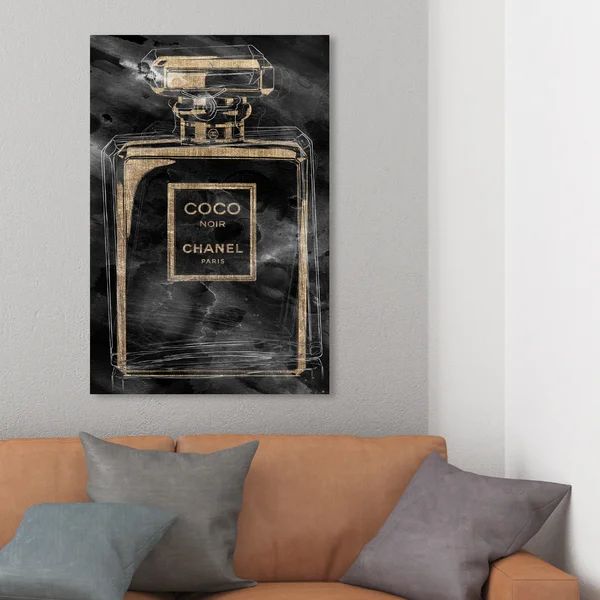 Fashion And Glam Noir Scent - Homegoods Perfume - Graphic Art on Canvas | Wayfair North America
