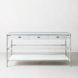 Modular Double Kitchen Island with Marble Top (72") | Williams-Sonoma