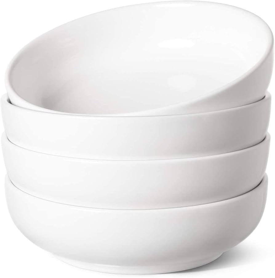 LE TAUCI Pasta Bowls 32 Ounce, Large Salad Bowls and Serving Bowls, Soup Bowl, Ceramic Pasta Plat... | Amazon (US)