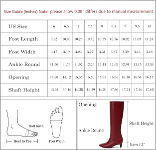 Modatope Knee High Boots Women Square Toe Kitten Heel Tall Boots Womens Fashion Long Boots | Amazon (US)
