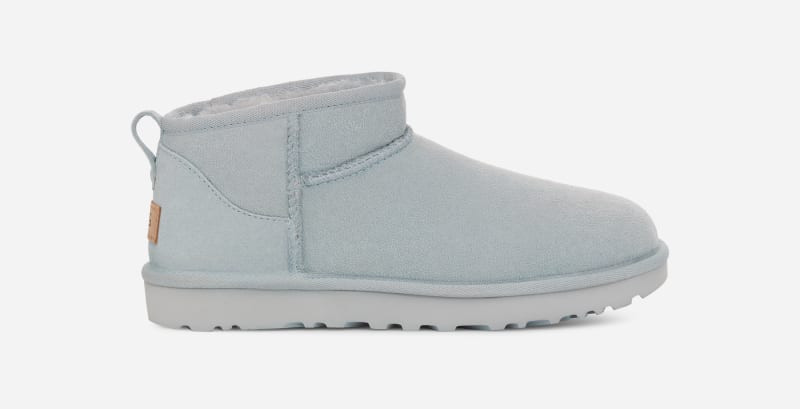 UGG® Women's Classic Ultra Mini Sheepskin Classic Boots in Sea Foam, Size 5 | UGG (US)