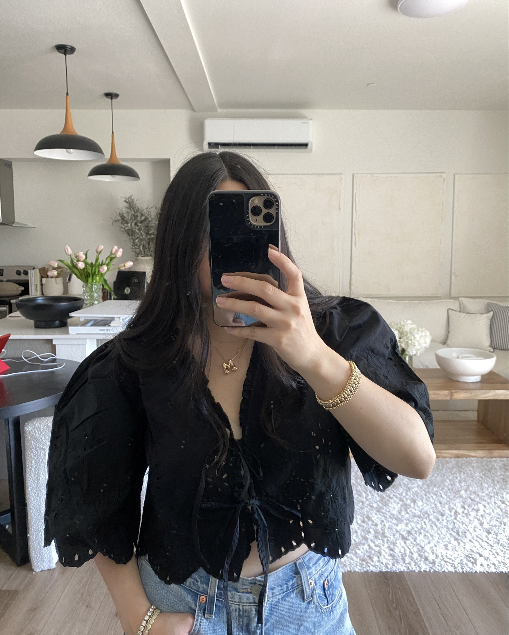 Cute tie front HM top!

#LTKFindsUnder50