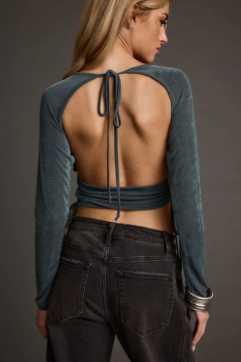 Nala Emerald Crop Top | 12th Tribe