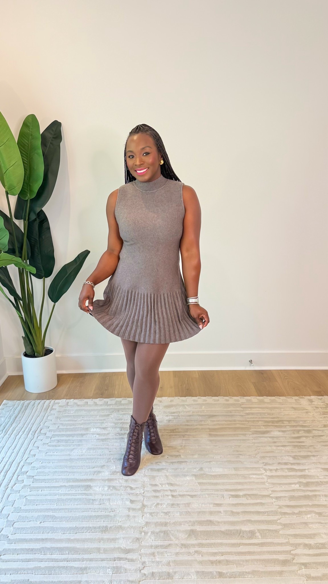 I really love this fall outfit from VICI! This is a cute fall outfit! The boots are also my fave! Use code TURNER35 to save 35% off at checkout! 
Vici, fall look, sweater dress, boots, Zara 

#LTKFindsUnder50 #LTKFindsUnder100 #LTKShoeCrush