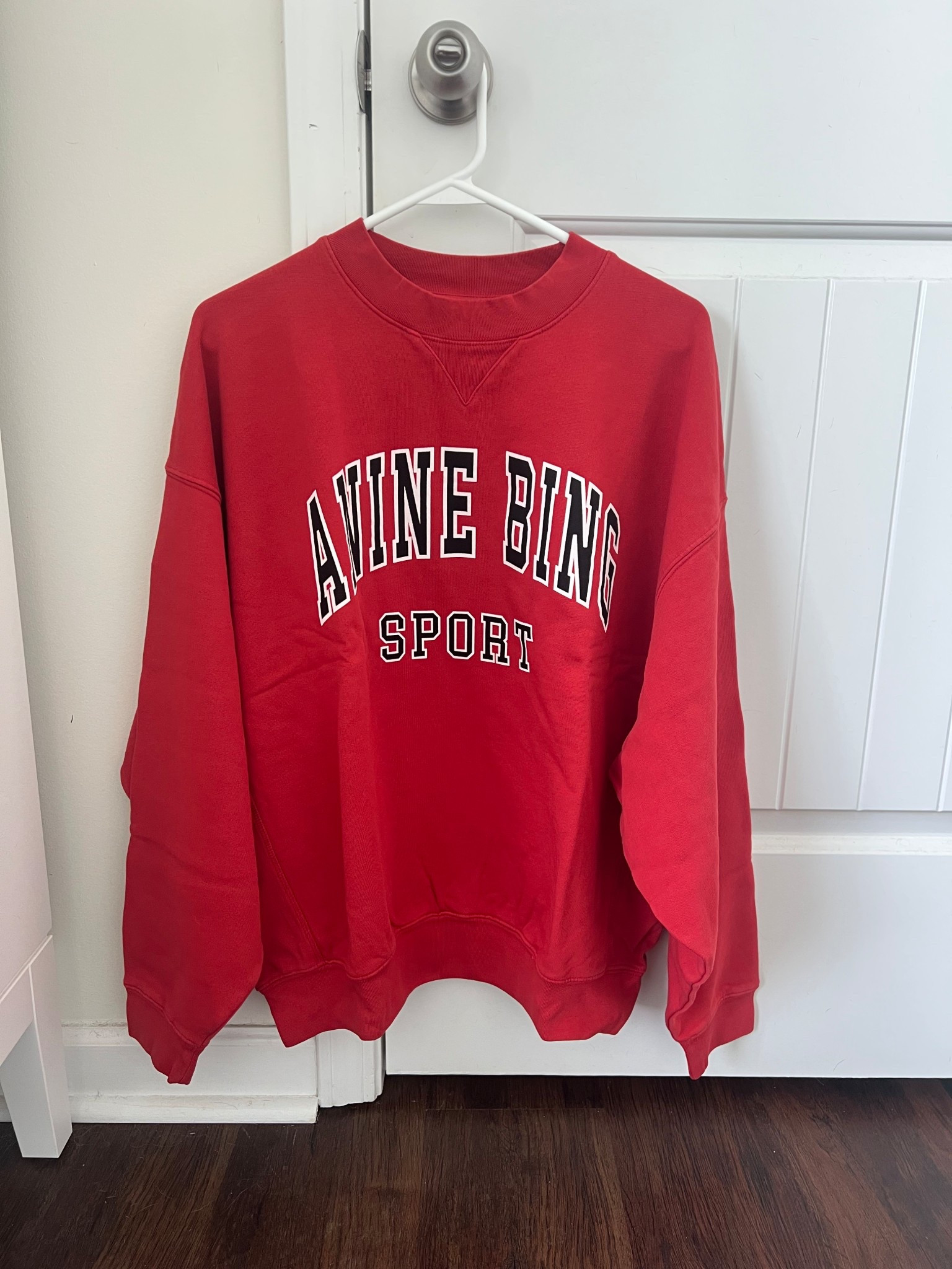 Anine Bing Jaci Sweatshirt in Red! On sale at Revolve! The best sweatshirts ❤️❤️

#LTKStyleTip #LTKSaleAlert #LTKActive