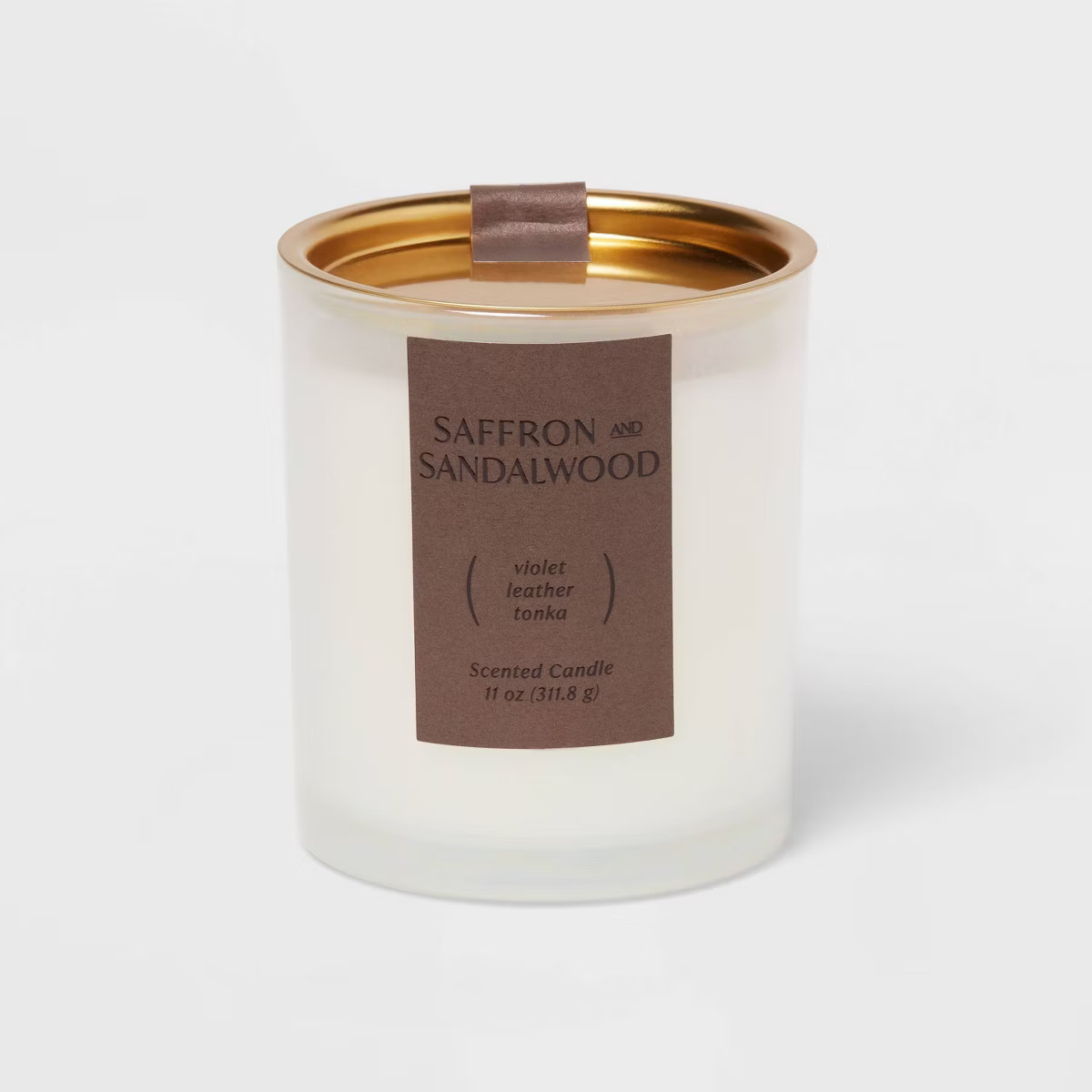 1-Wick 11oz Glass Jar Candle Saffron and Sandalwood - Threshold™ | Target