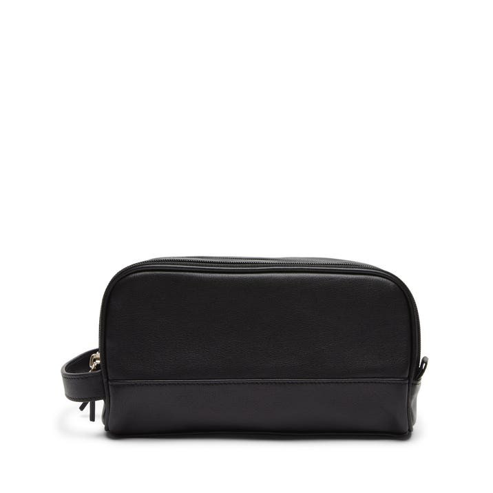 Double Zip Toiletry Bags | Full Grain Leather | Leatherology