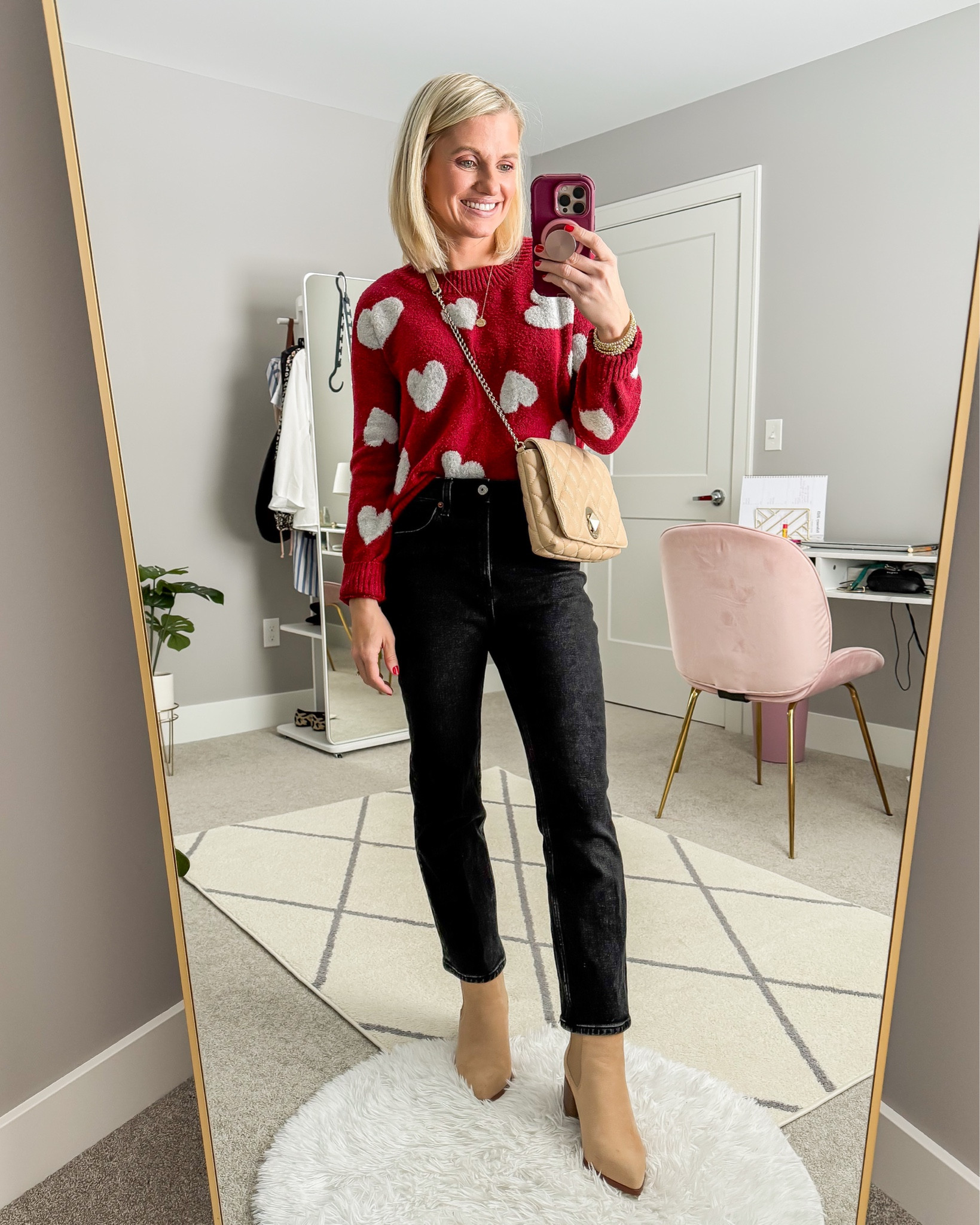 What I wore this week for Valentine’s Day
Sweater- old, linked similar 
Jeans- 25/short

#LTKSeasonal #LTKPetite #LTKStyleTip