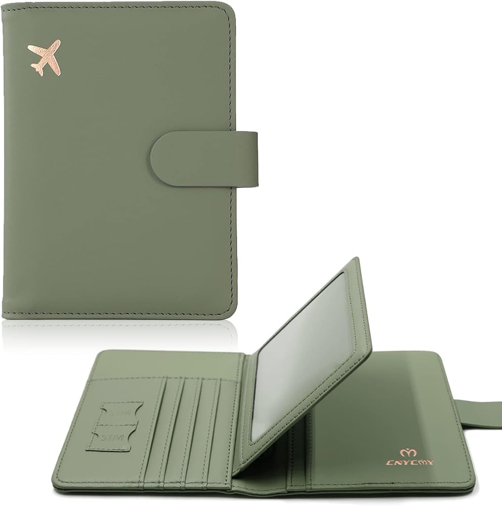 Cnycmy Passport Holder and Vaccine Card Holder,Passport-Wallet-Holder for Women, Rfid Passport Ho... | Amazon (US)