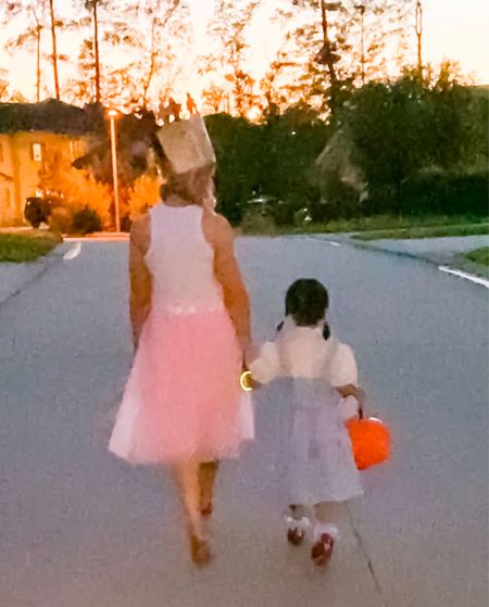 When my daughter was Dorothy for Halloween she wanted me to wear a costume to match her. 

I wore a white tank top I already had - as well as my wedding heels.  I purchased a silver witch crown, a pink skirt and a wand from Amazon so I could have a DIY Glinda the Good Witch costume. 

It was great!  If you live in cooler weather I linked a white sweater you could pair with the skirt.  Without the crown this would even double as a pretty holiday outfit! 





halloween costume , halloween costume ideas , family costume idea , wizard of oz costume idea #ltkseasonal #ltkstyletip #ltkshoecrush #ltkunder50 , halloween 

#LTKHalloween #LTKfamily #LTKkids