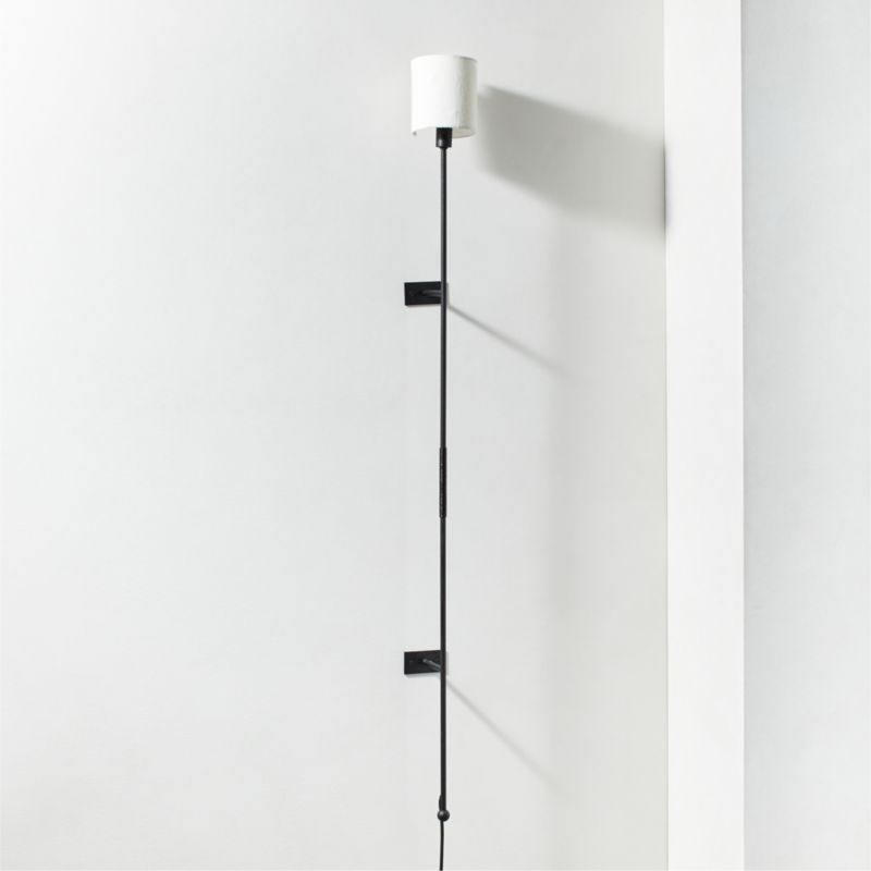 Leggero Black Pole Wall Sconce + Reviews | CB2 | CB2