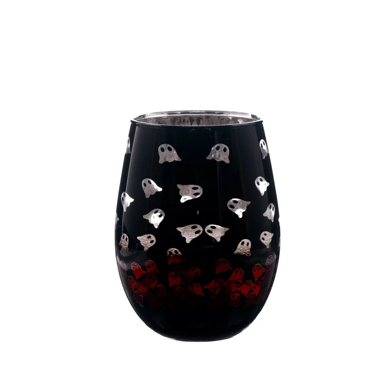 Way to Celebrate Two Tone Stemless Wine Glass Ghost | Walmart (US)