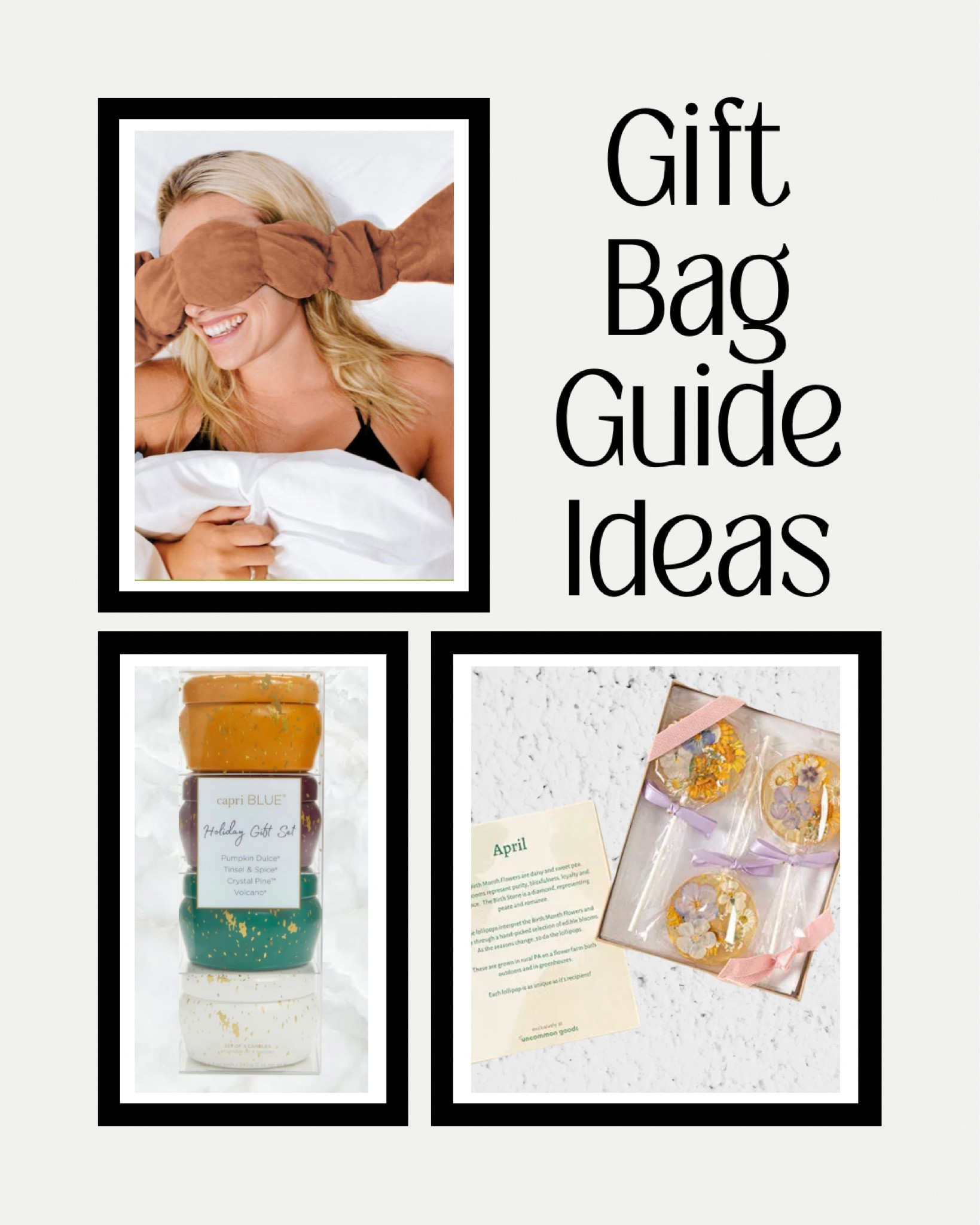 Easy gift bag ideas! 

#LTKGiftGuide #LTKitbag #LTKHoliday