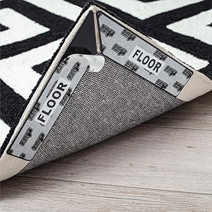 Gorilla Grip 8 Pack Rug Grippers, Corners and Sides, No Curl Corners or Side Bunch, Dual Sided So... | Amazon (US)