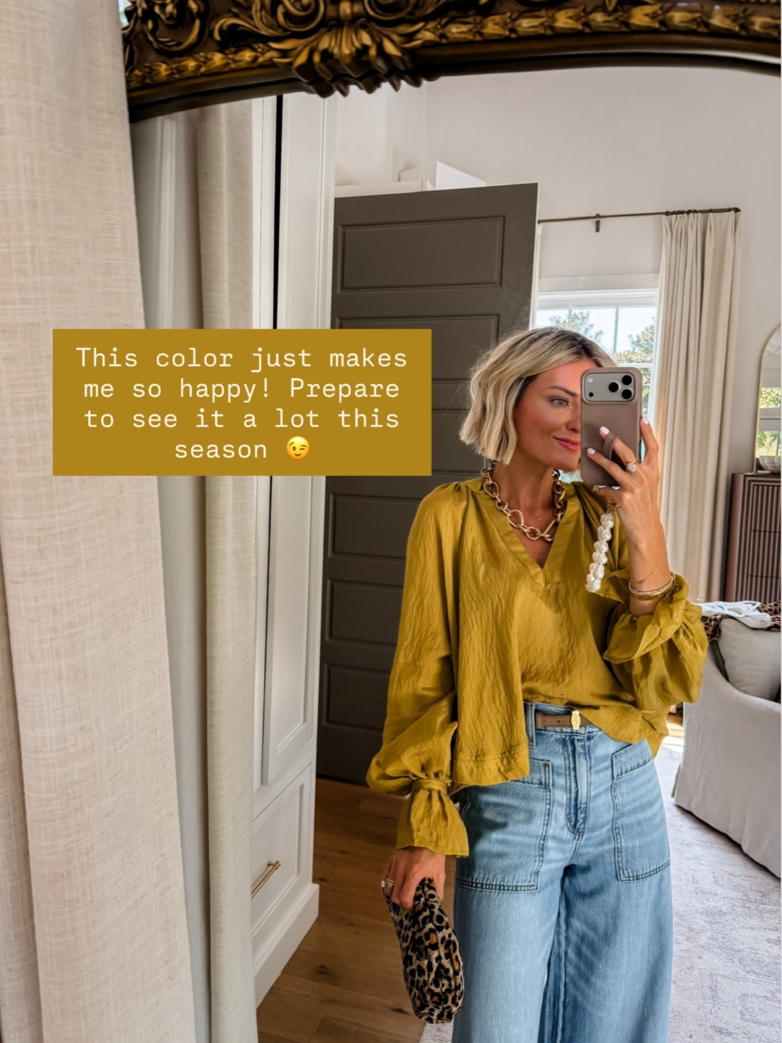 The color of this top is SO good! I will be wearing a lot of this chartreuse color into fall & I’m so excited 👏🏻

Loverly Grey, fall outfit, Anthro finds

#LTKSeasonal #LTKootd