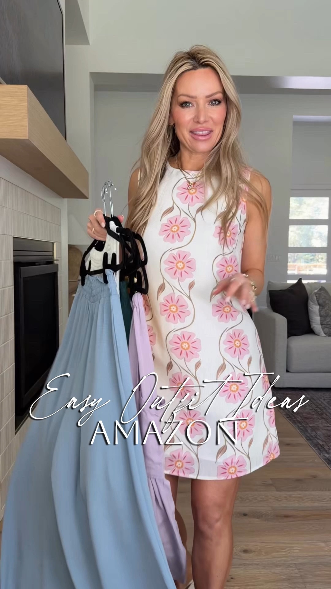 Amazon outfits I can’t stop reaching for lately—and they’re all that effortless chic vibe 🤍 comment AMAZON and I’ll send you the details 

Stop scrolling if you want easy spring outfits that actually look put together
These are the affordable Amazon finds that feel way more elevated than they should
If you’re building a capsule wardrobe…you need these

Floral mini dress, woven crossbody, neutral sandals,
Striped tube top, flowy lilac pants, quilted bag,
Lightweight knit tank, blue wide-leg pants, studded sandals,
Classic tank, green wide-leg trousers, structured mini bag… and more!

These are my go-to elevated basics for everyday outfits, mom style on the go, and easy warm weather looks that still feel styled. Everything mixes + matches and gives that “effortless but chic” energy without the price tag.

#AmazonFashion #AmazonOutfits #AffordableFashionFinds #NeutralChic #ElevatedBasics