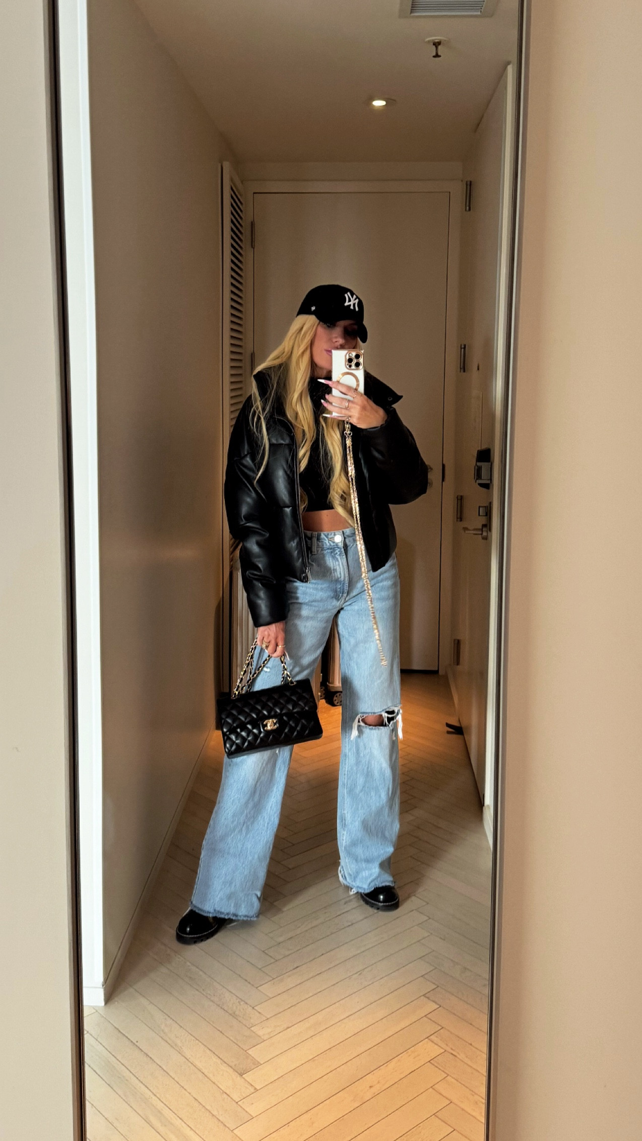Yankees game day fit! 🖤🤍
•Boots and Jacket get more wear than I would ever have imagined. Boots are wildly comfy too. 

LV Boots | Yankees game outfit | NY 

#LTKfindsunder100 #LTKshoecrush